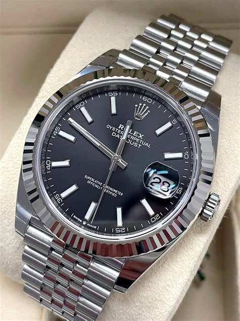 rolex datejust stahl 41|rolex datejust 41 specifications.